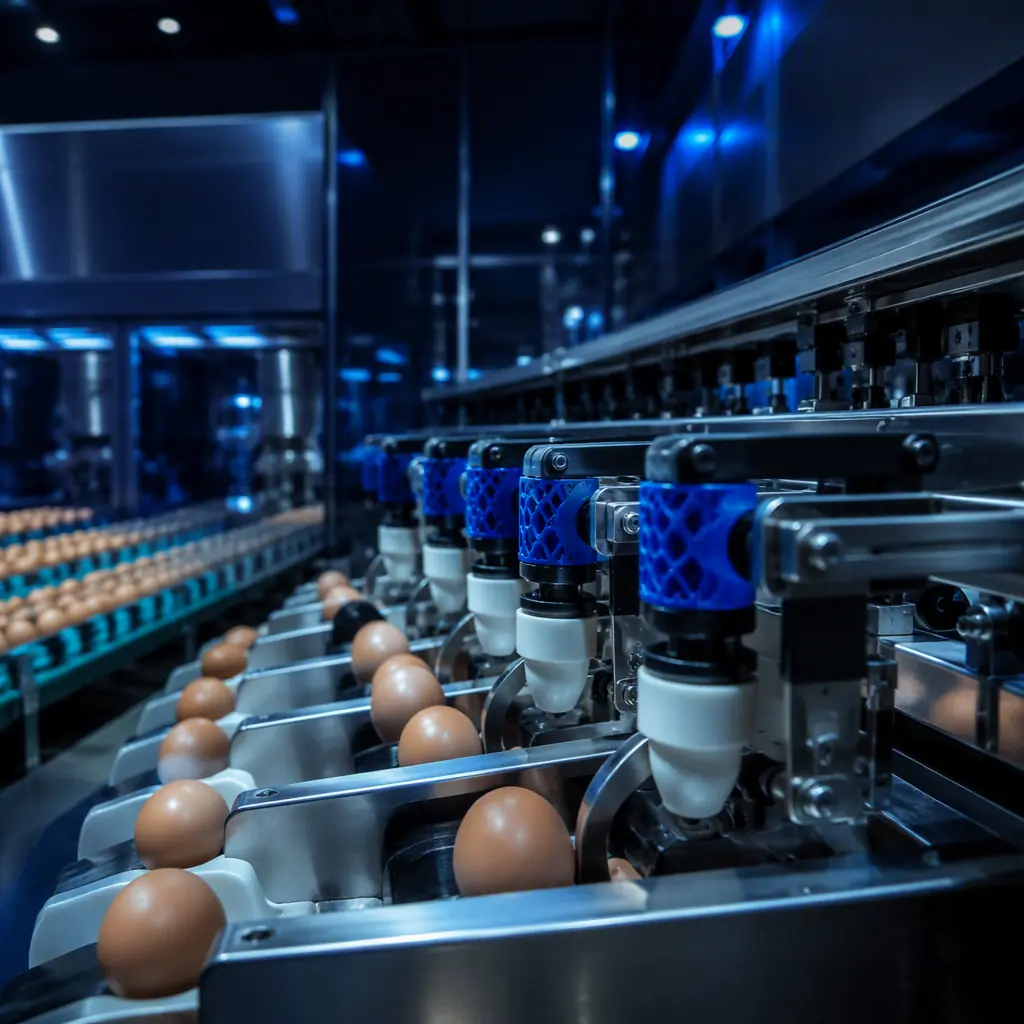 3D Printing for Egg & Poultry Processing: Distributor Guide to Grading, Conveyor & Sanitatio