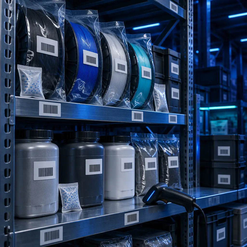 Filament Lot Traceability, Incoming Material Verification for 3D Printing