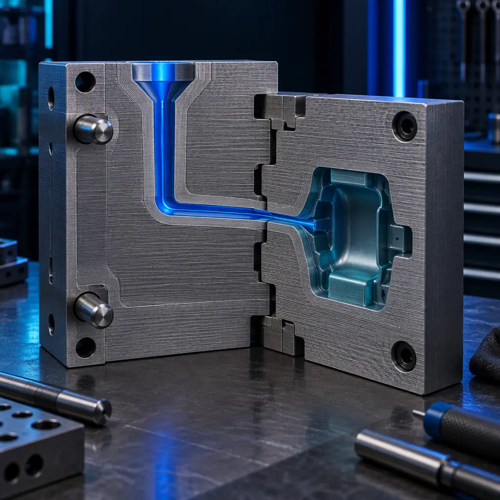 Injection Mould Runner and Ejection Design for 3D Printed Prototype Moulds
