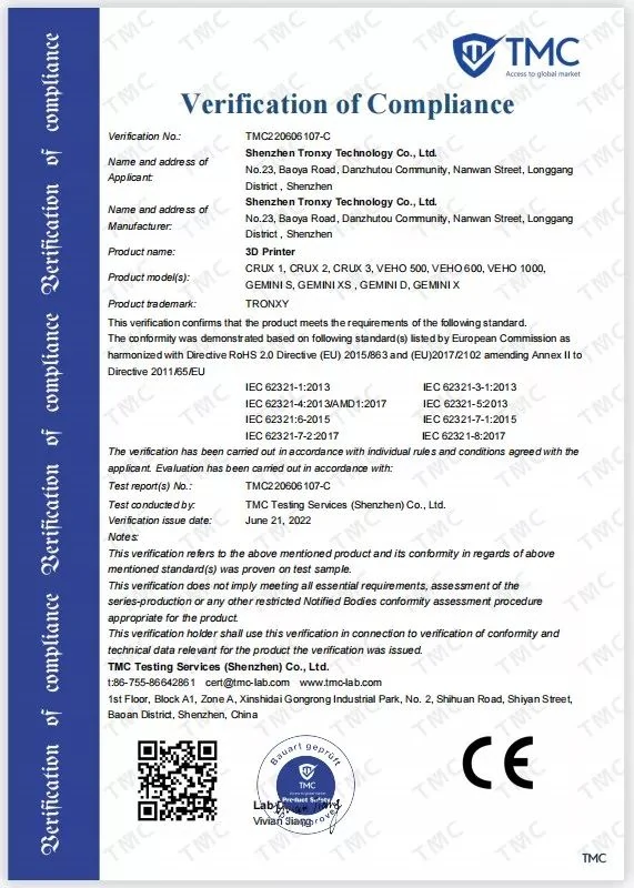 CE (LVD) verification scan — EN 62368-1