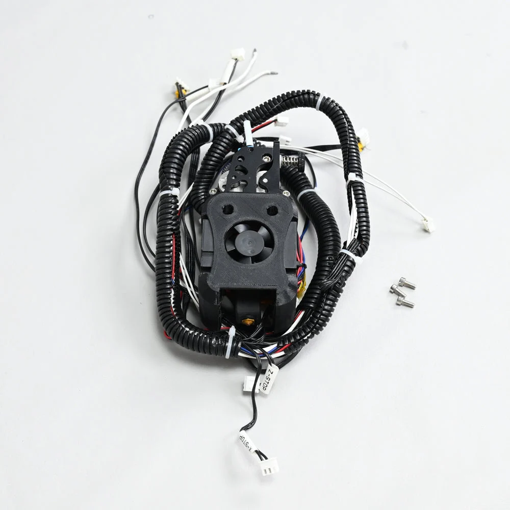 Direct-drive extruder — the motion path finishes at the hotend