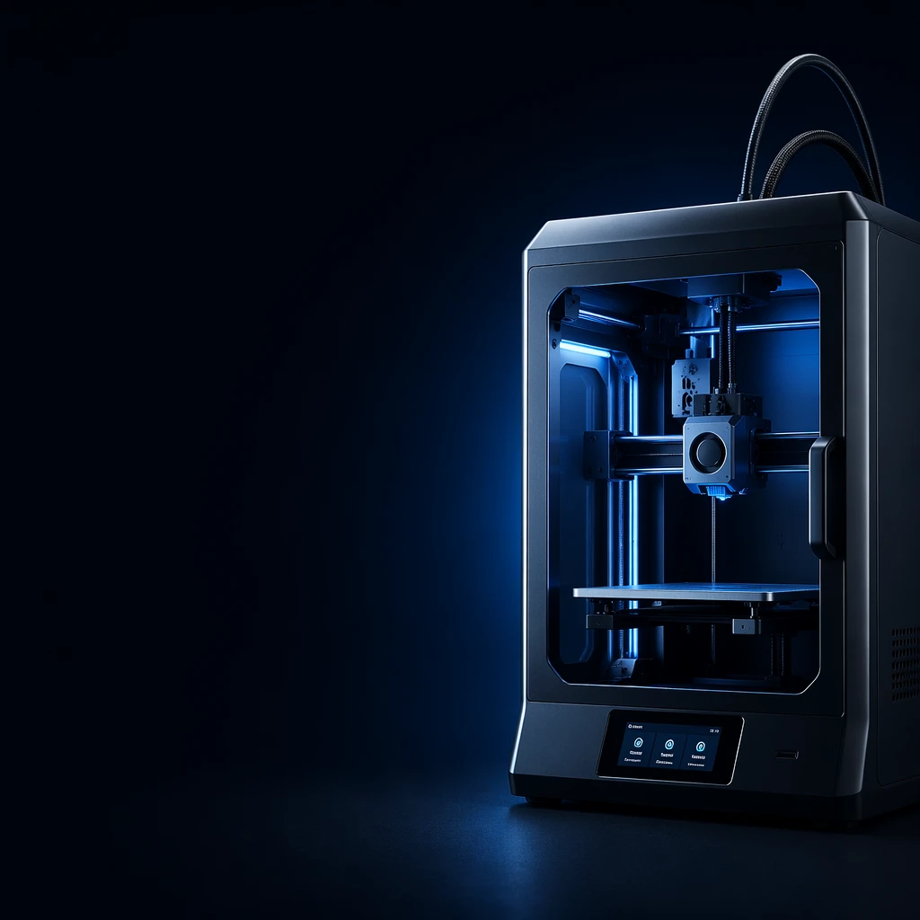Precise3D 3D printer assembly line with units in production
